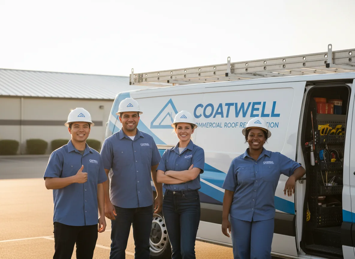 Commercial roof coating company in Brandamore, PA